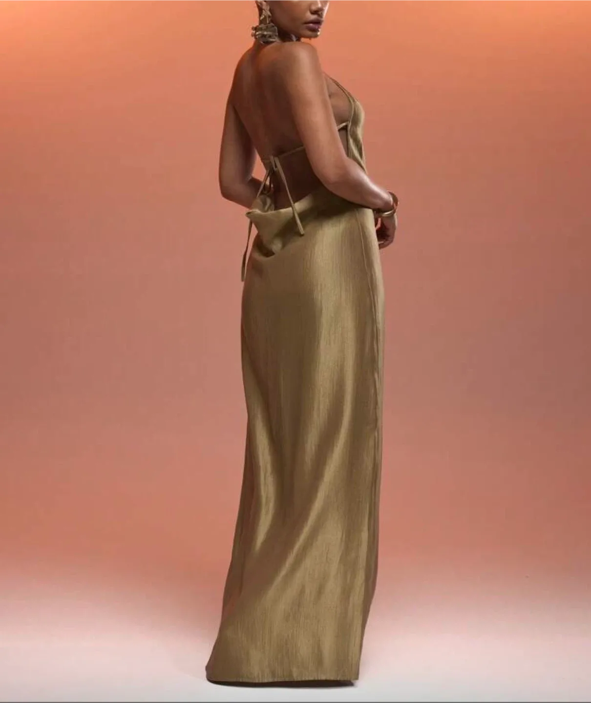 Gold Maxi Dress image indicator(2)