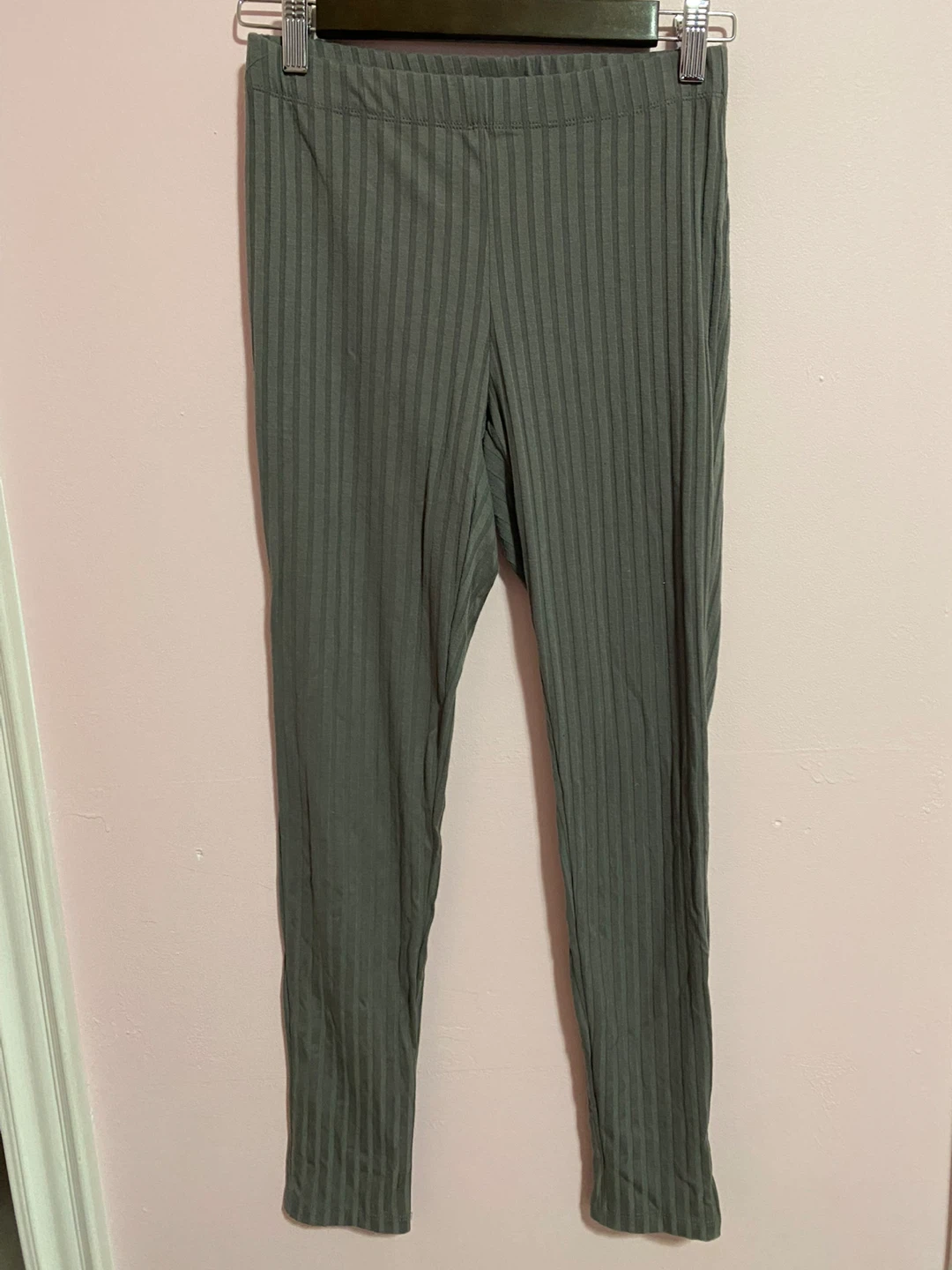 Ribbed Leggings - Gray