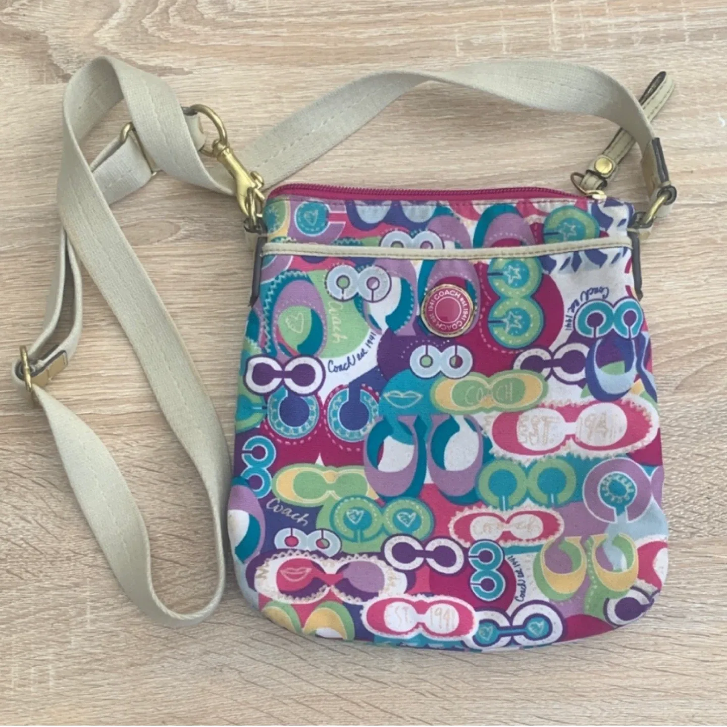 Coach Crossbody Bag - Vintage Colourful thumbnail