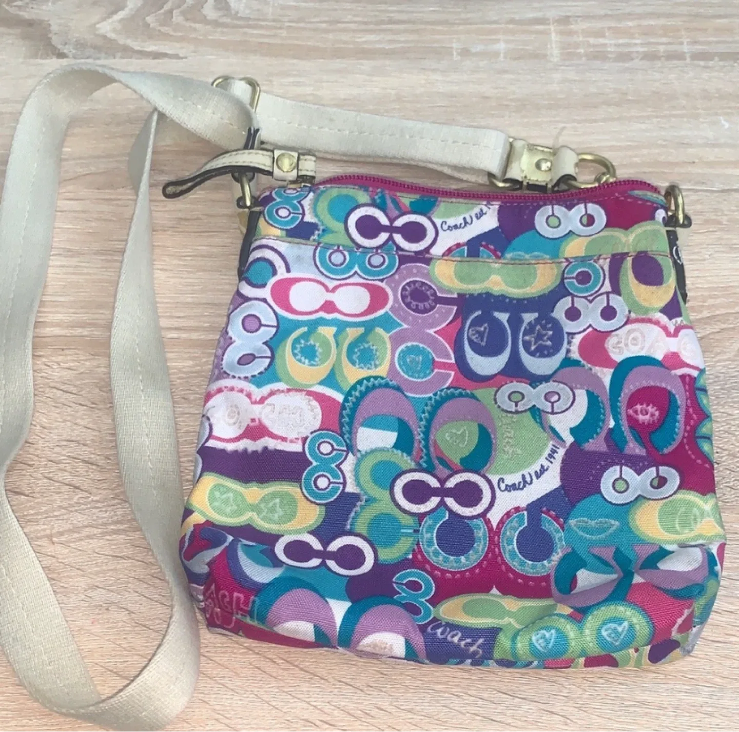 Coach Crossbody Bag - Vintage Colourful image indicator(3)