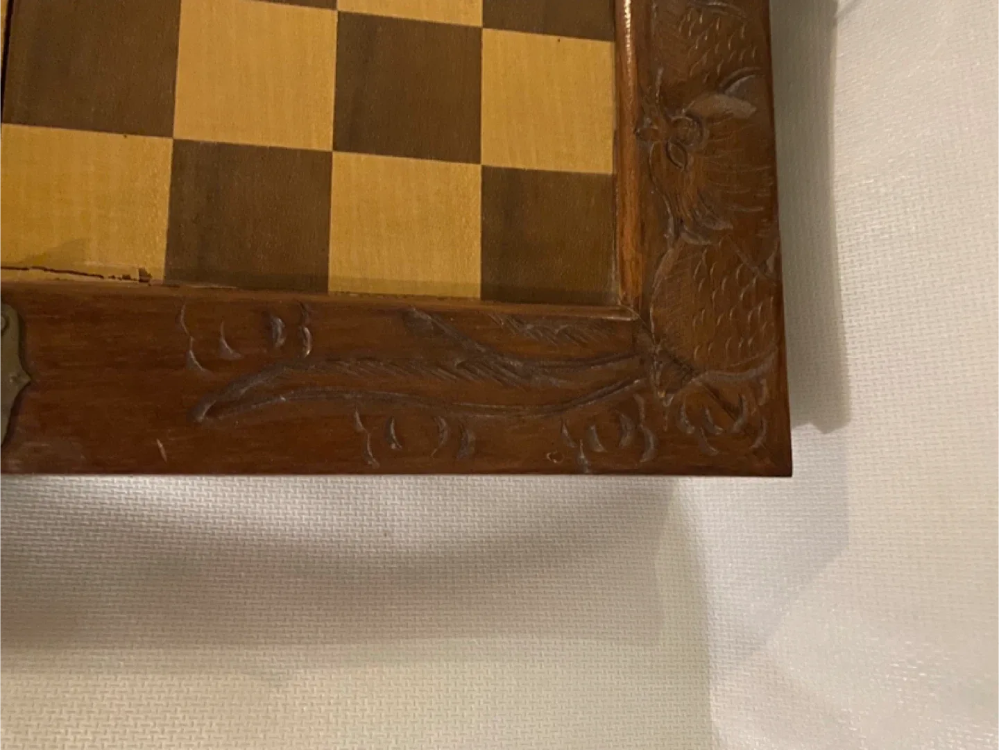 Vintage Wooden Chess Set with Carved Details image indicator(3)