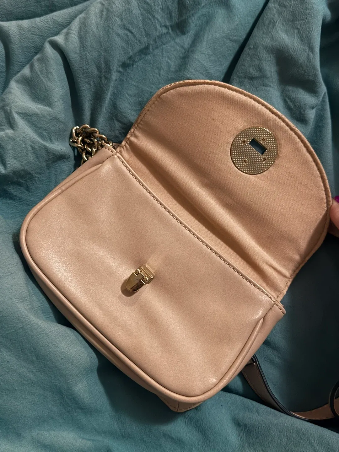 Aldo Quilted Crossbody Bag - Blush Pink image indicator(2)