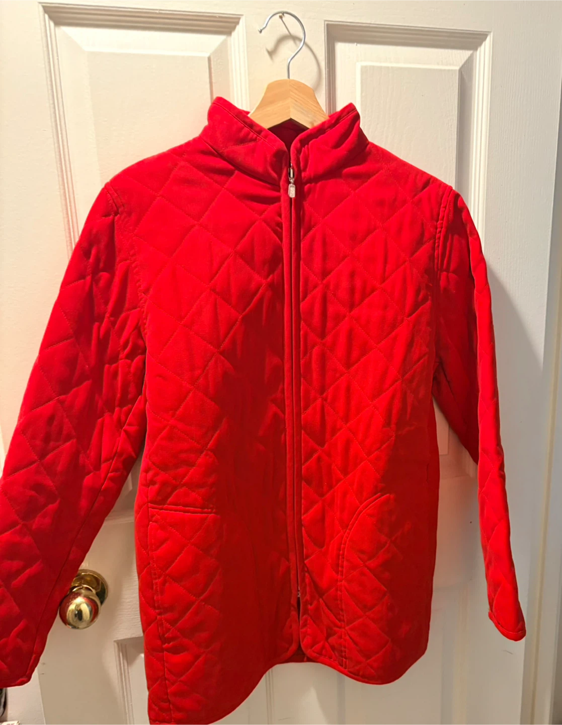 Red Quilted Jacket - Size S - photo 3