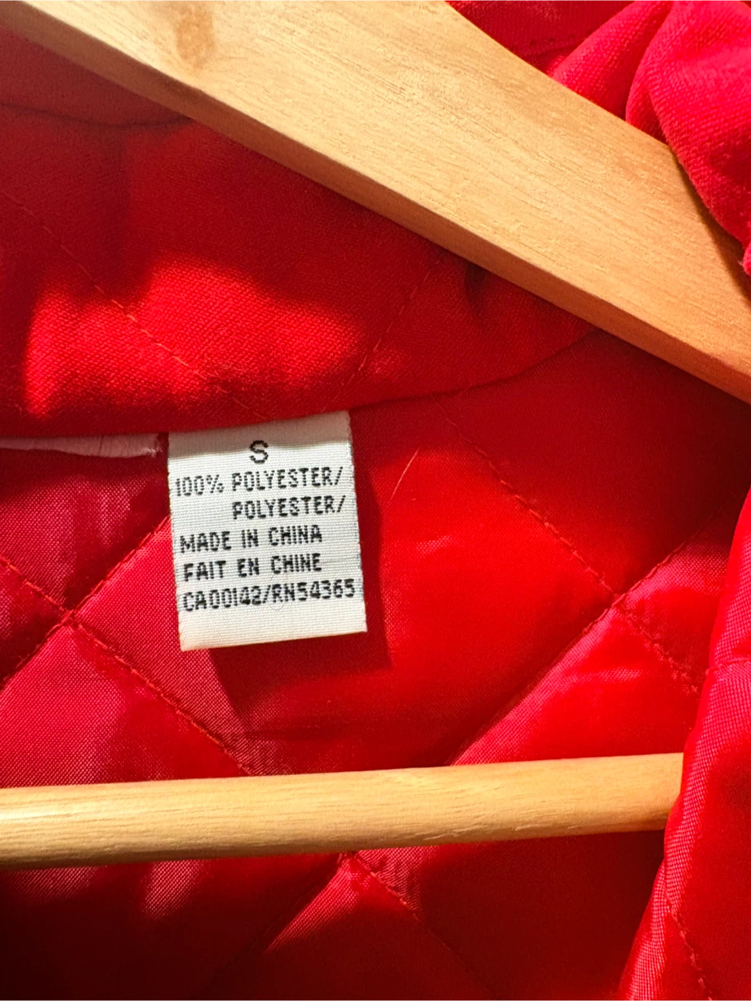 Red Quilted Jacket - Size S - photo 2