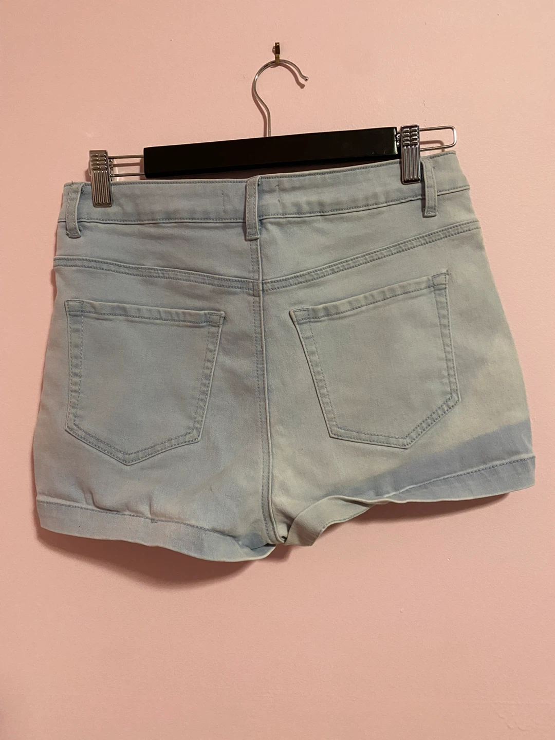 Denim Shorts - Light Blue - photo 2