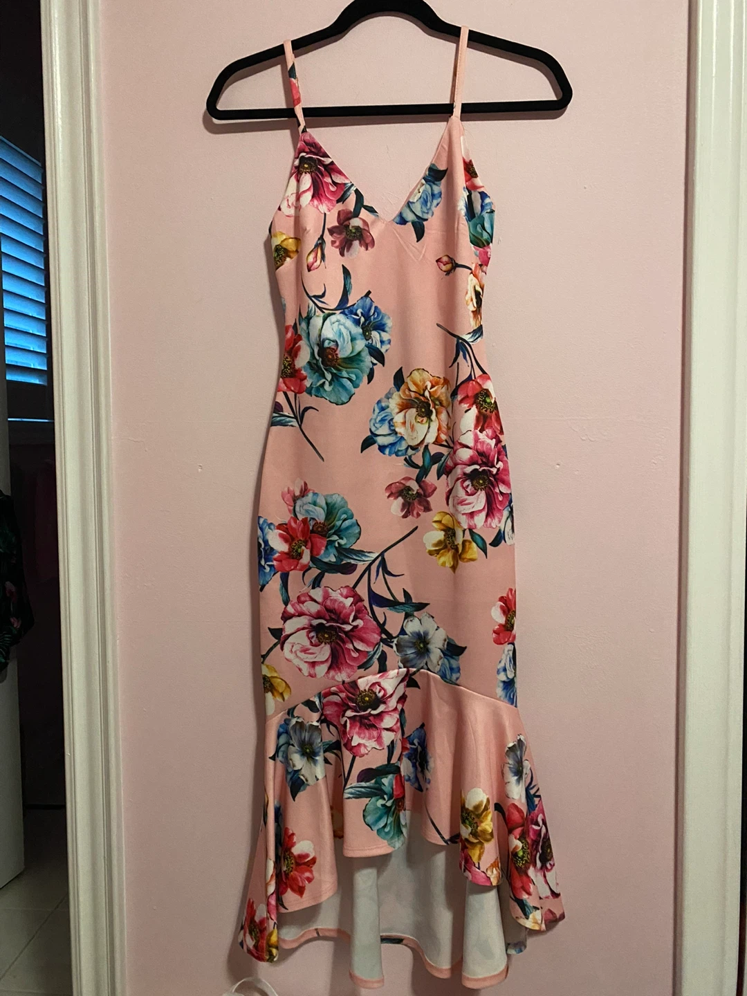 Floral Print Mermaid Dress