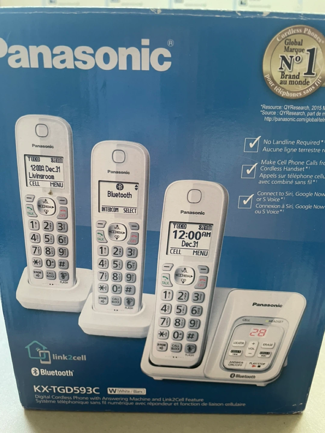Panasonic KX-TGD593C Cordless Phone System - photo 3