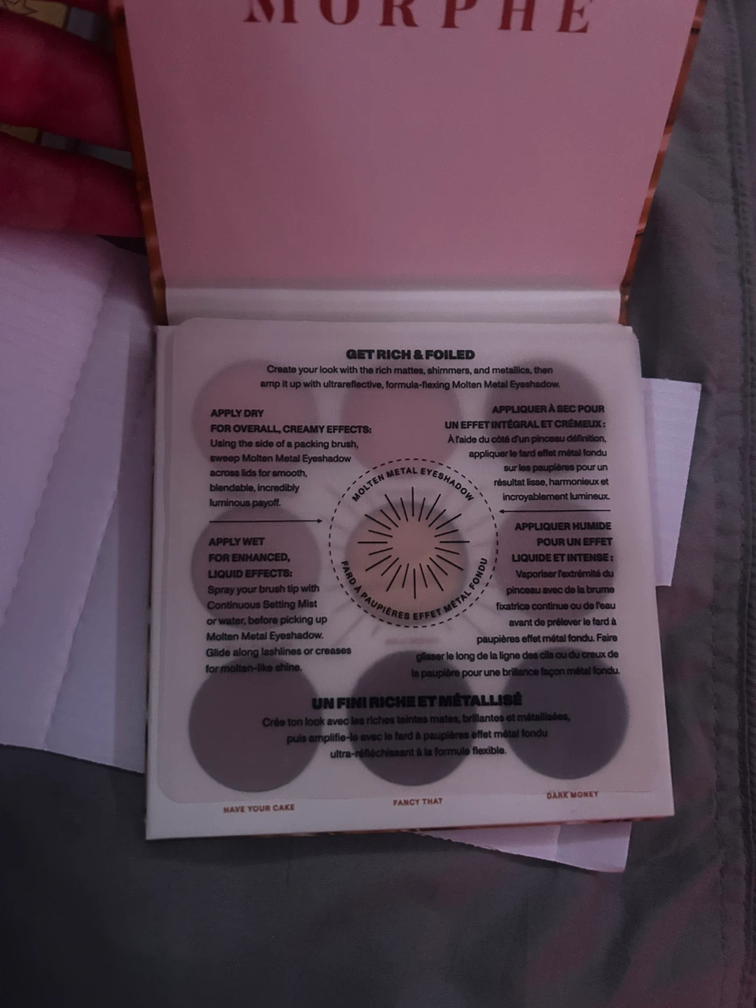 Morphe Get Rich & Foiled Molten Metal Eyeshadow Palette - photo 2
