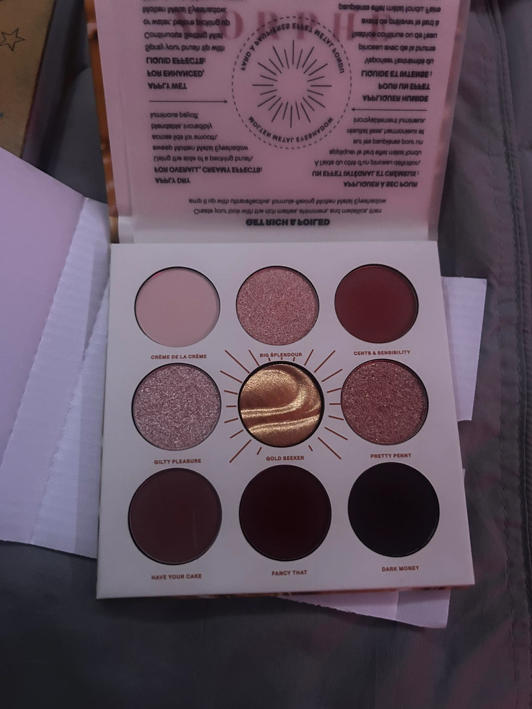 Morphe Get Rich & Foiled Molten Metal Eyeshadow Palette - photo 3
