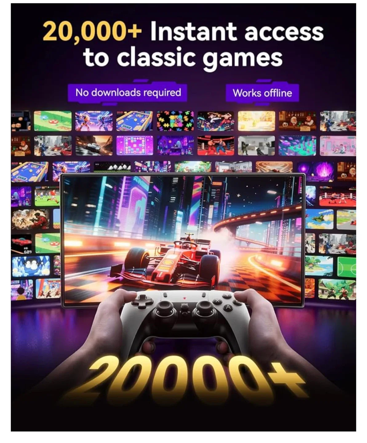 Game Stick Pro 4K - 20,000+ Games image indicator(2)
