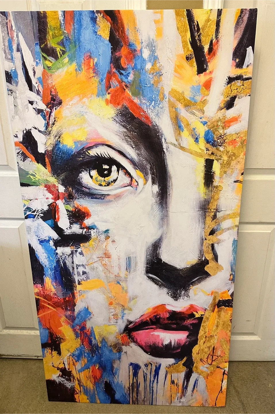 Abstract painting canvas prints Ready to hang image indicator(8)