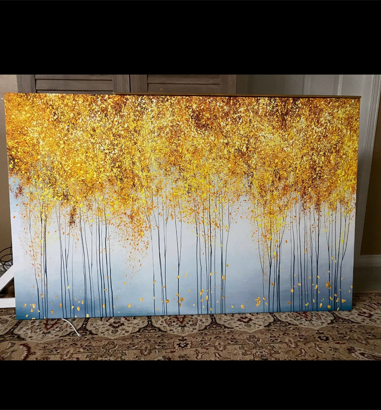 Abstract painting canvas prints Ready to hang image indicator(10)