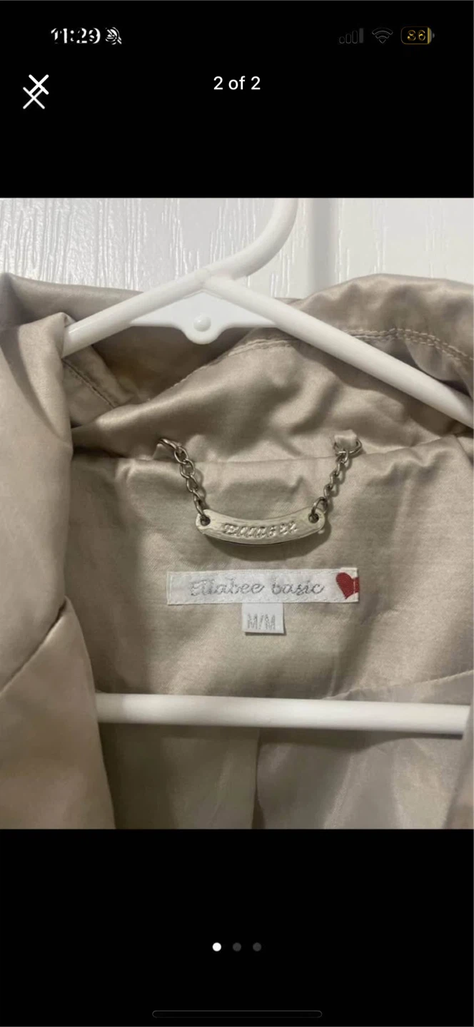 Ellabee Basic Trench Coat - Size M/M
