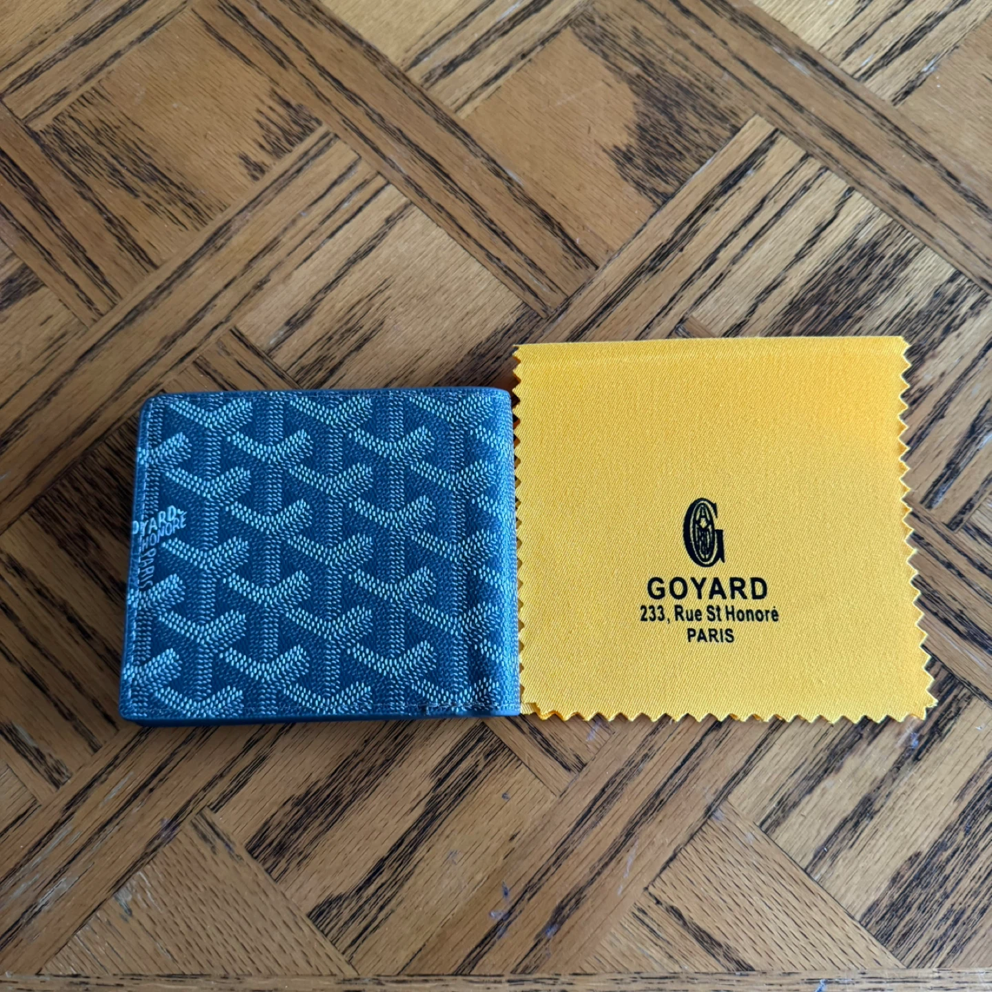 Goyard Blue Wallet - photo 3