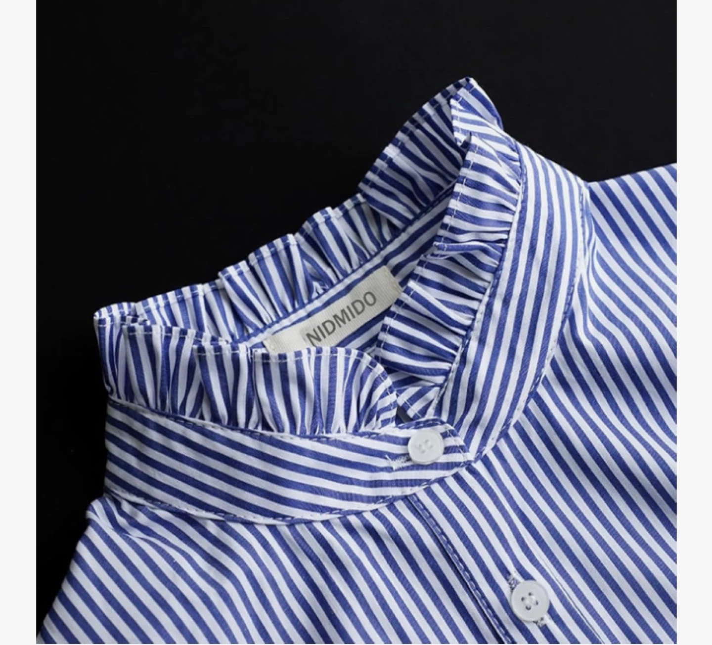 Striped Detachable Collar - photo 5