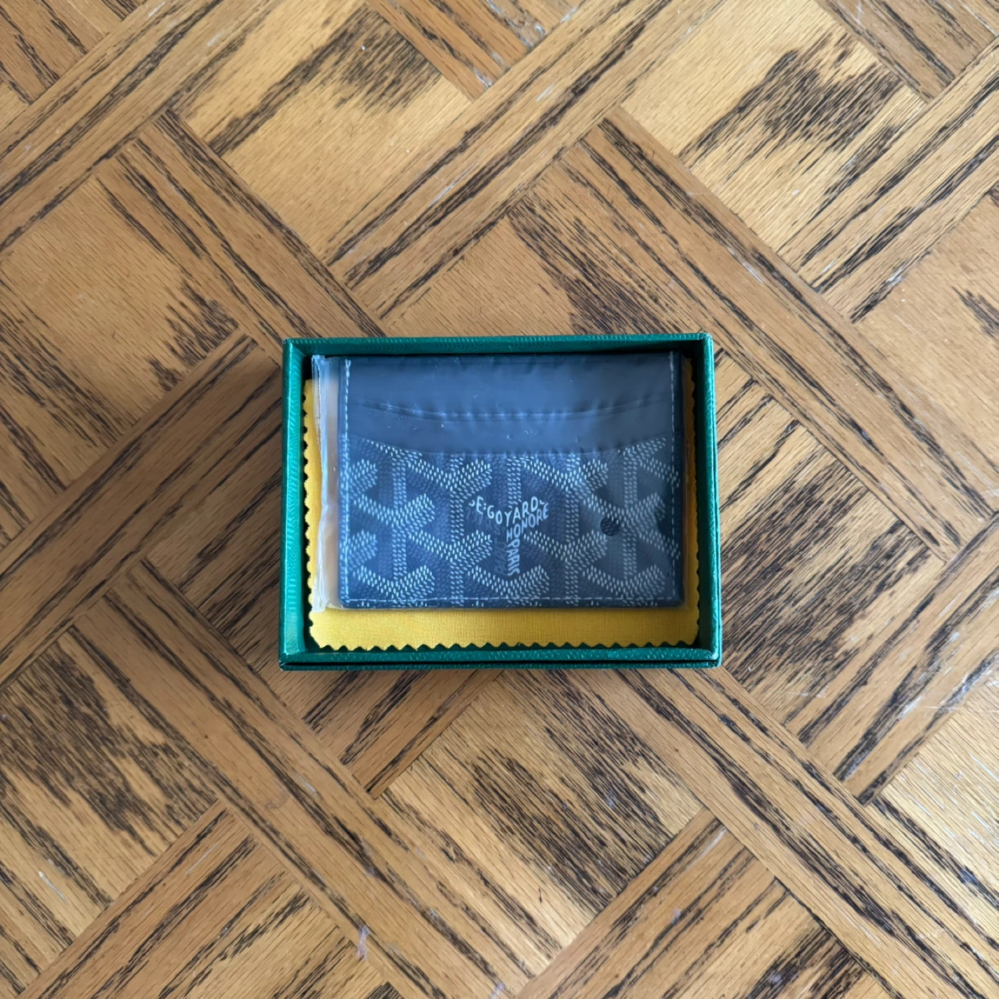 Black Goyard Card Holder