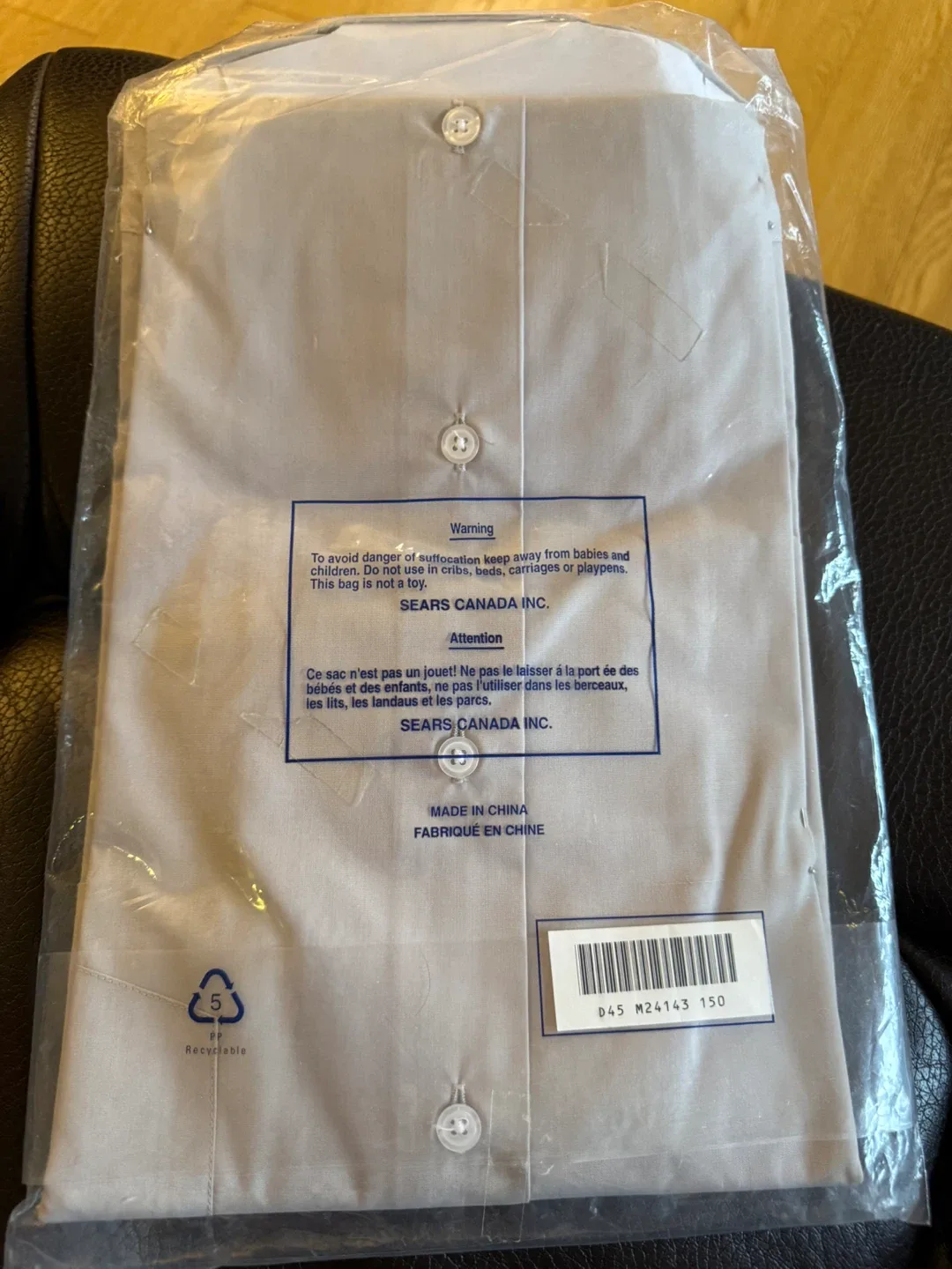 The Men's Store Dress Shirt - Size 15 - New in Package! image indicator(5)