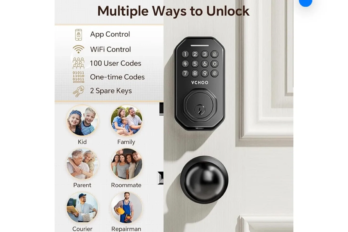 Vchoo Smart Door Lock image indicator(3)