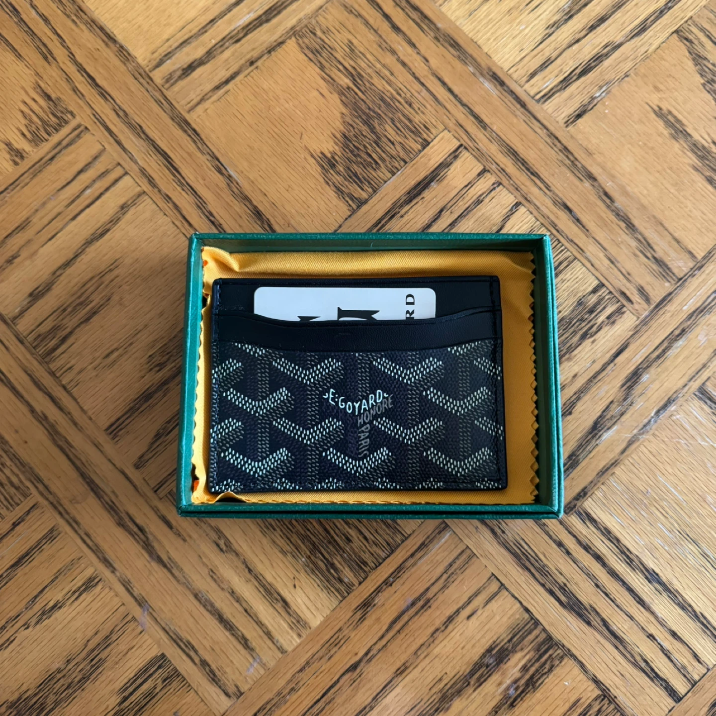 Goyard Black Card Holder