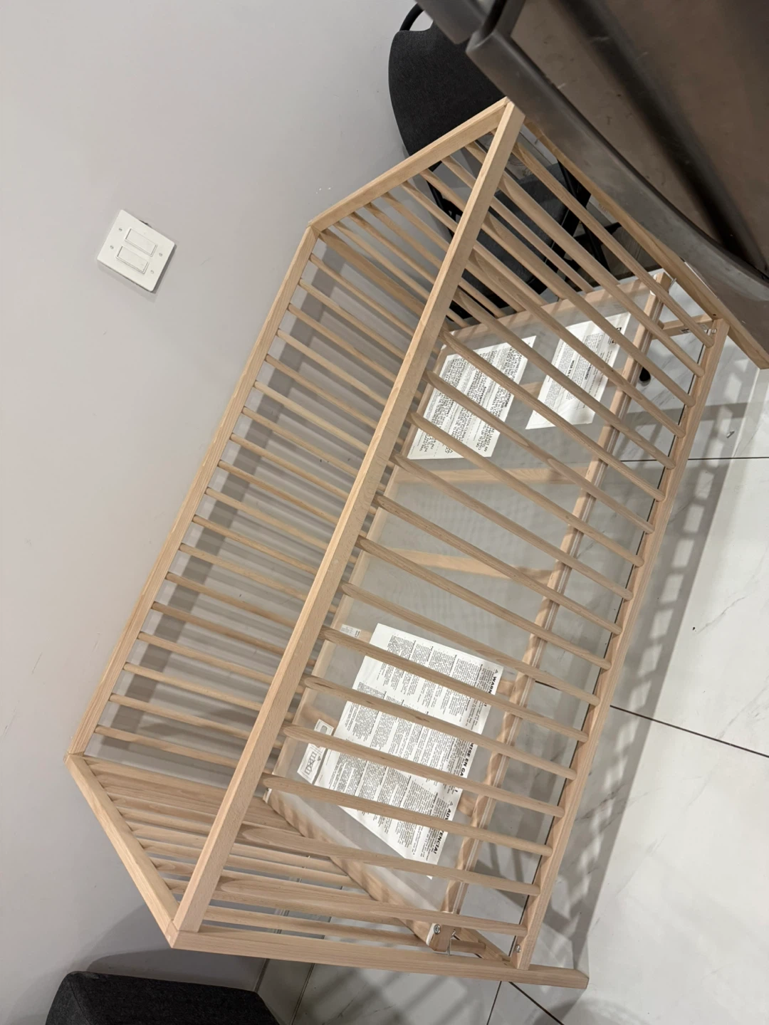 Ikea woodenBaby Crib - photo 4