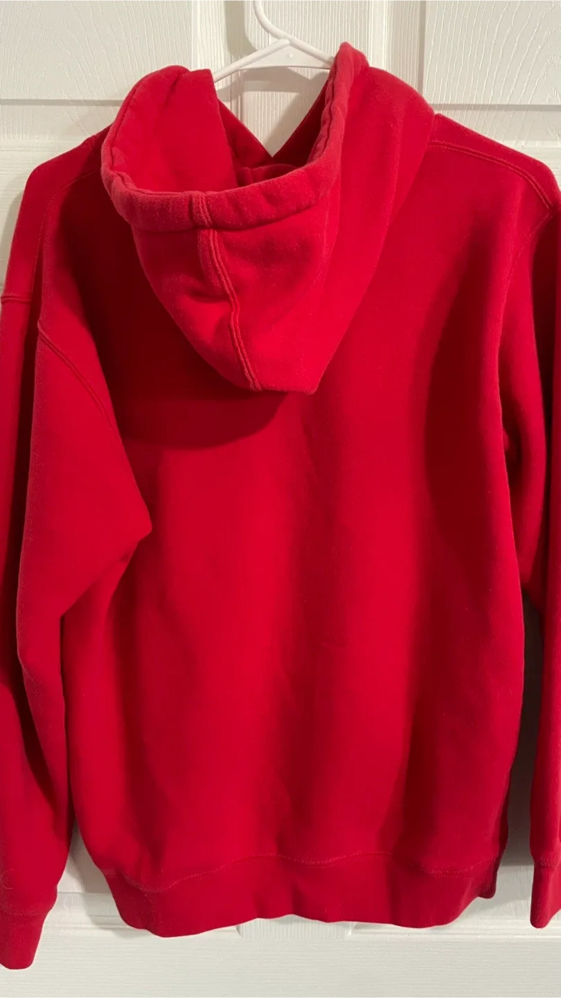We’re Not Really Strangers Red Hoodie - Size Small image indicator(2)