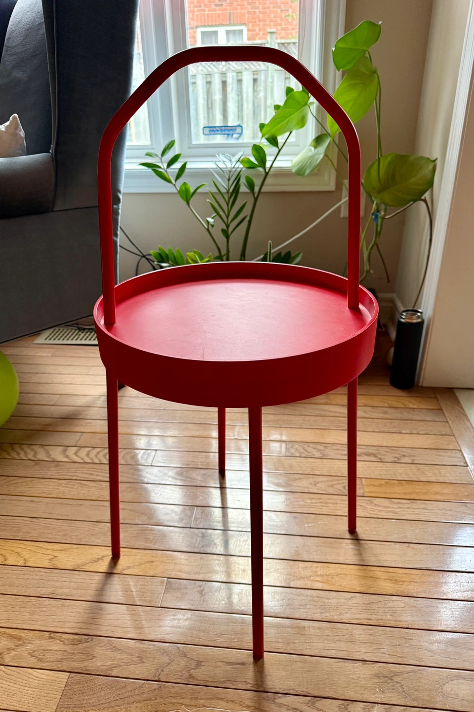IKEA Burvik Side Table - Red