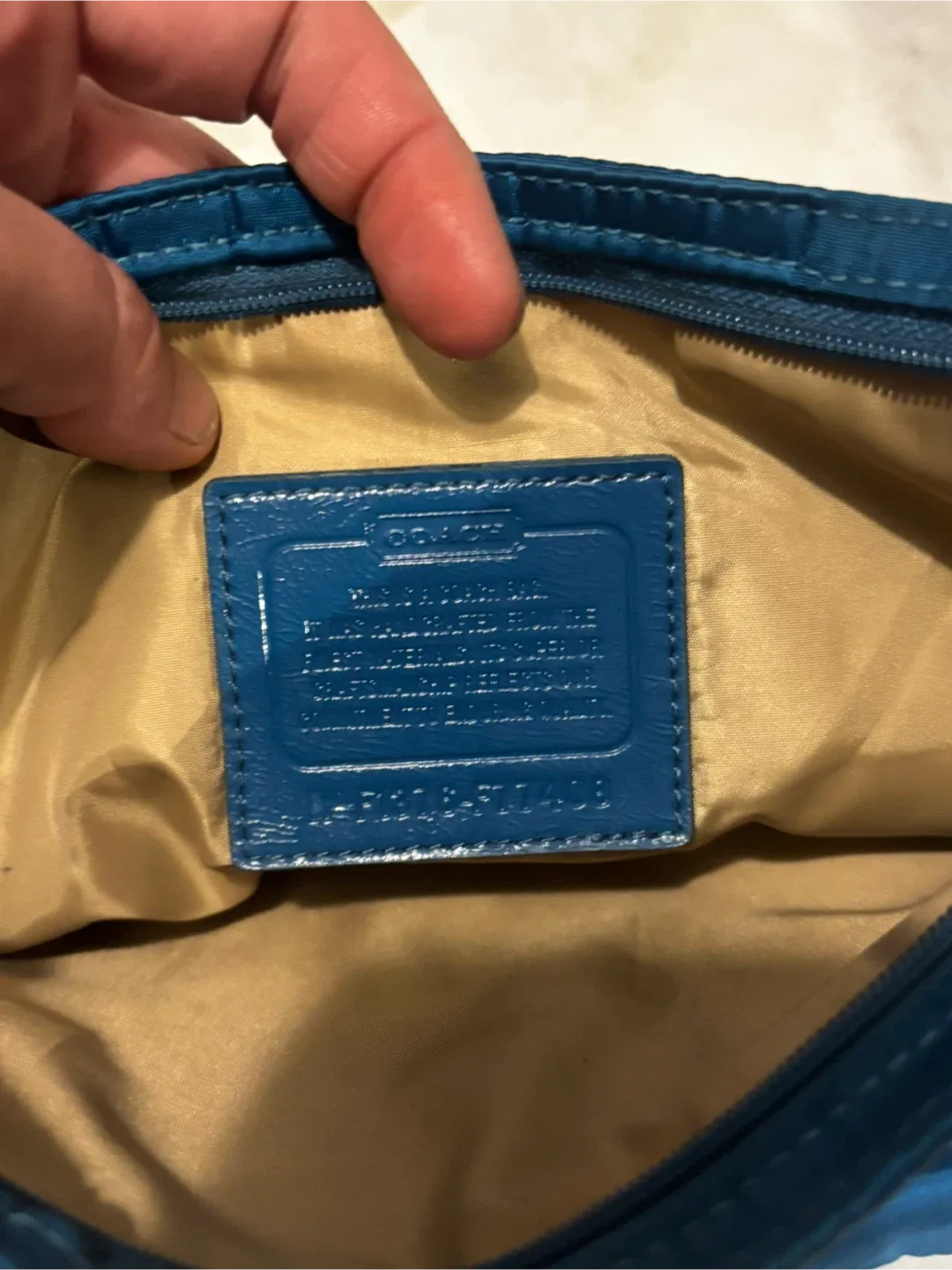 Coach Teal Crossbody Bag image indicator(3)