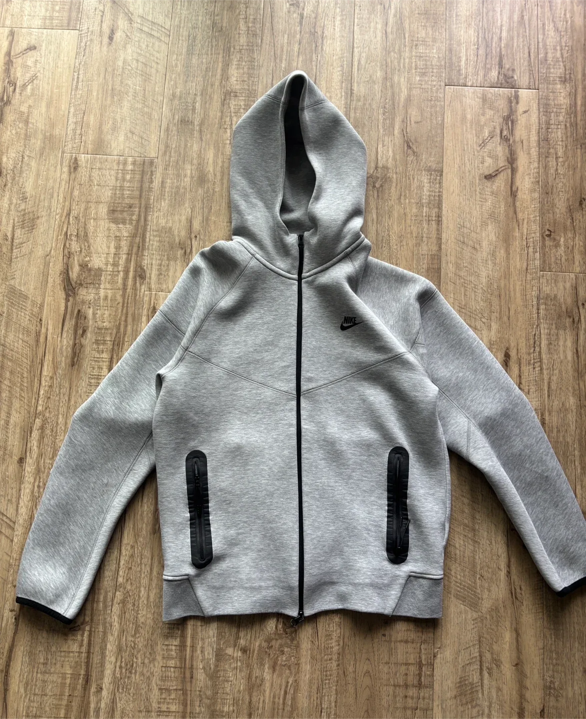 Nike Tech Fleece Hoodie - Grey, Size M