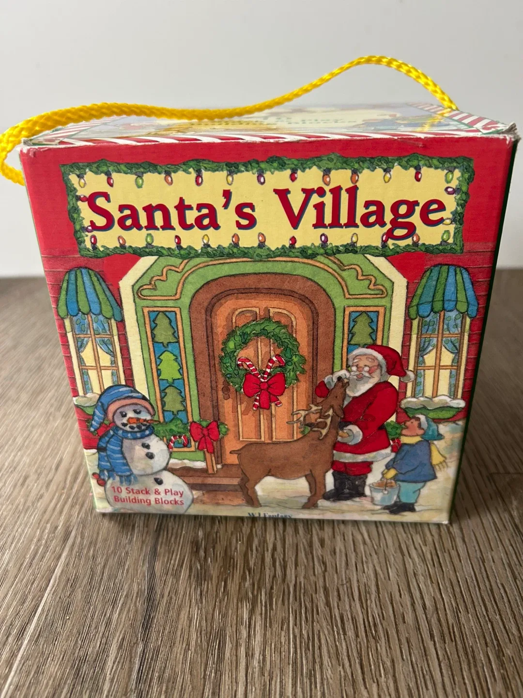 Santa's Village 10 Stack & Play Building Blocks image indicator(4)