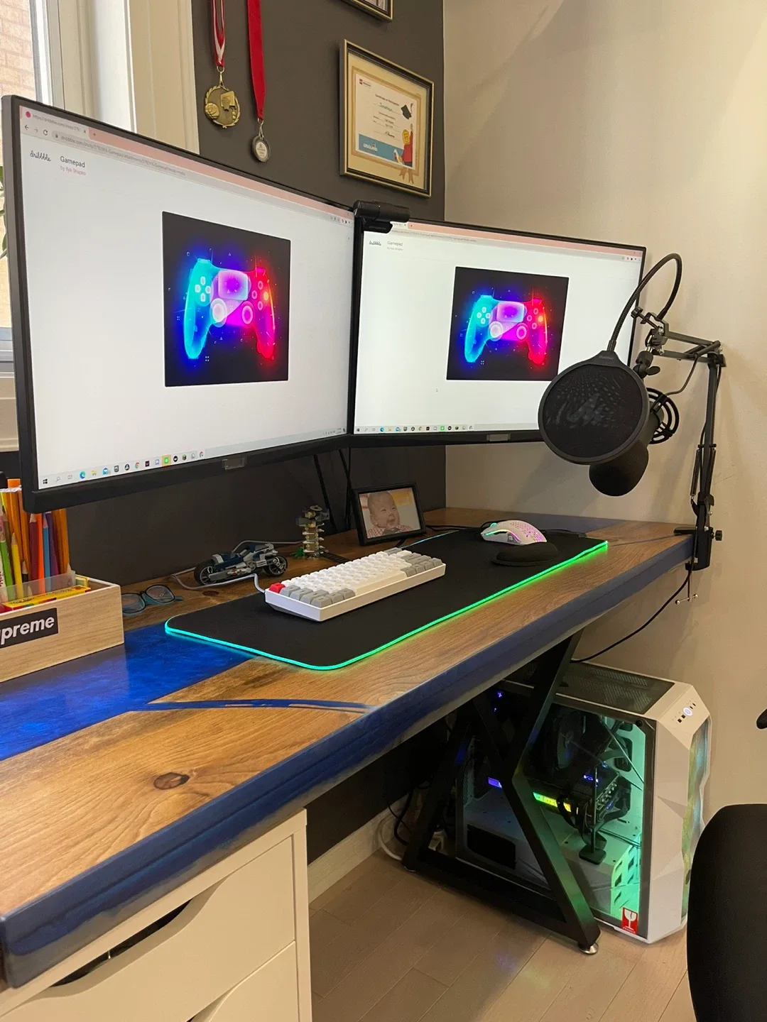 Large RGB Gaming Mouse Pad image indicator(2)