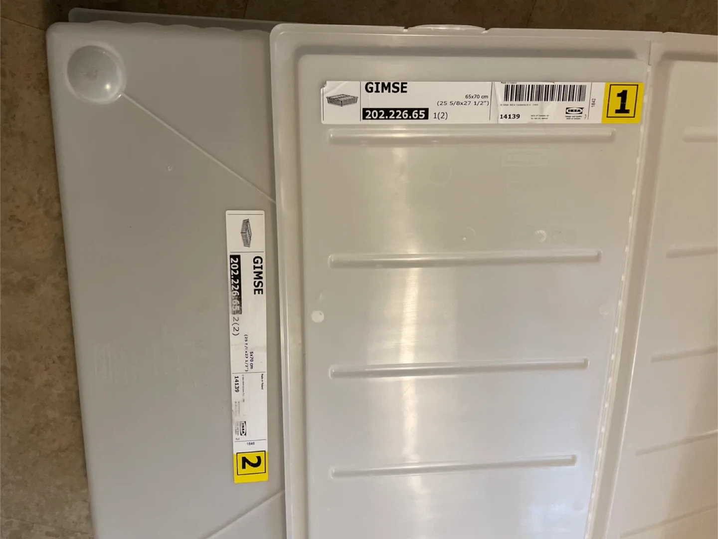 IKEA Gimse Storage Box 65x70 cm image indicator(2)