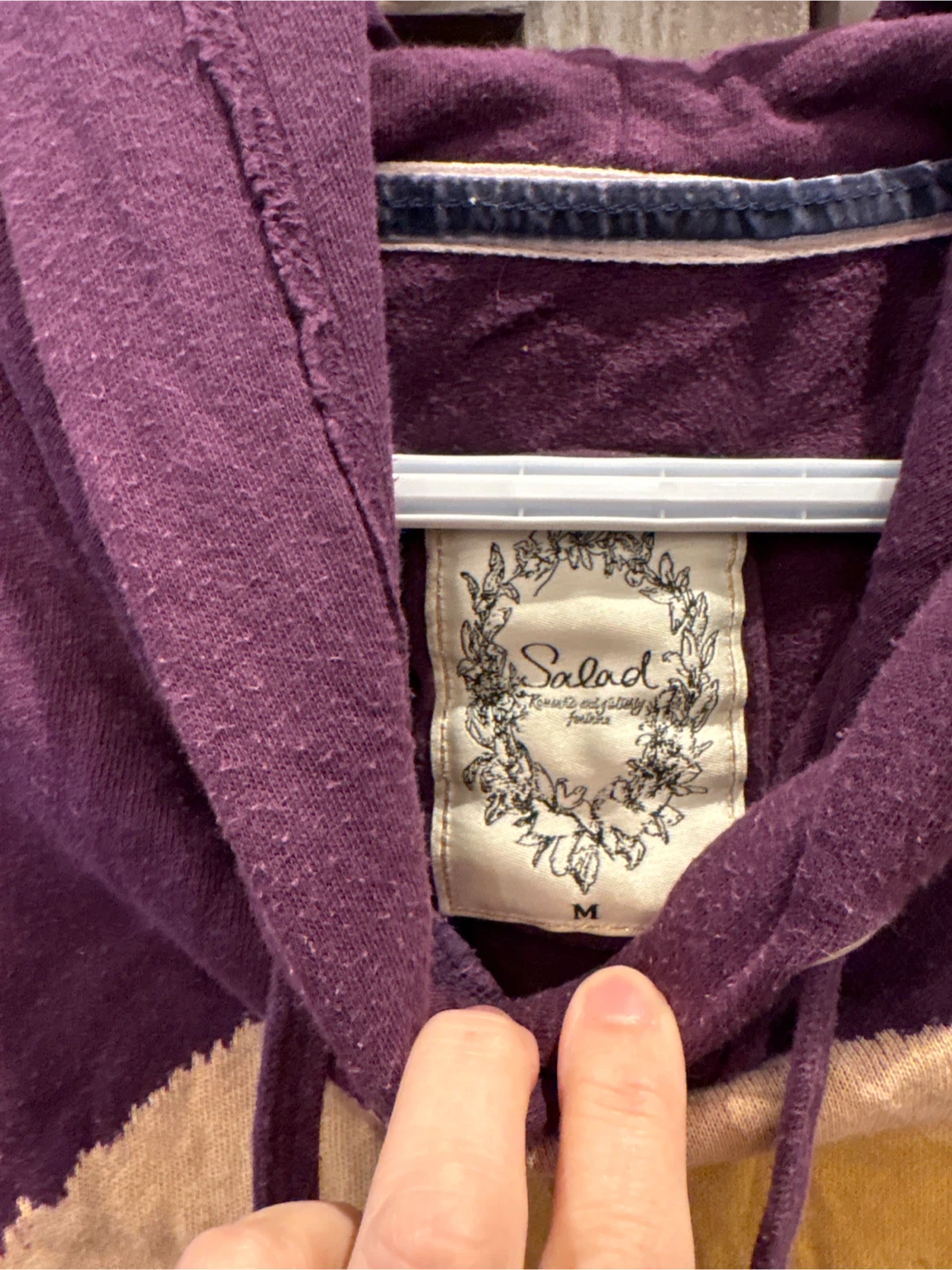 Salad Purple Hoodie - Size M - photo 3