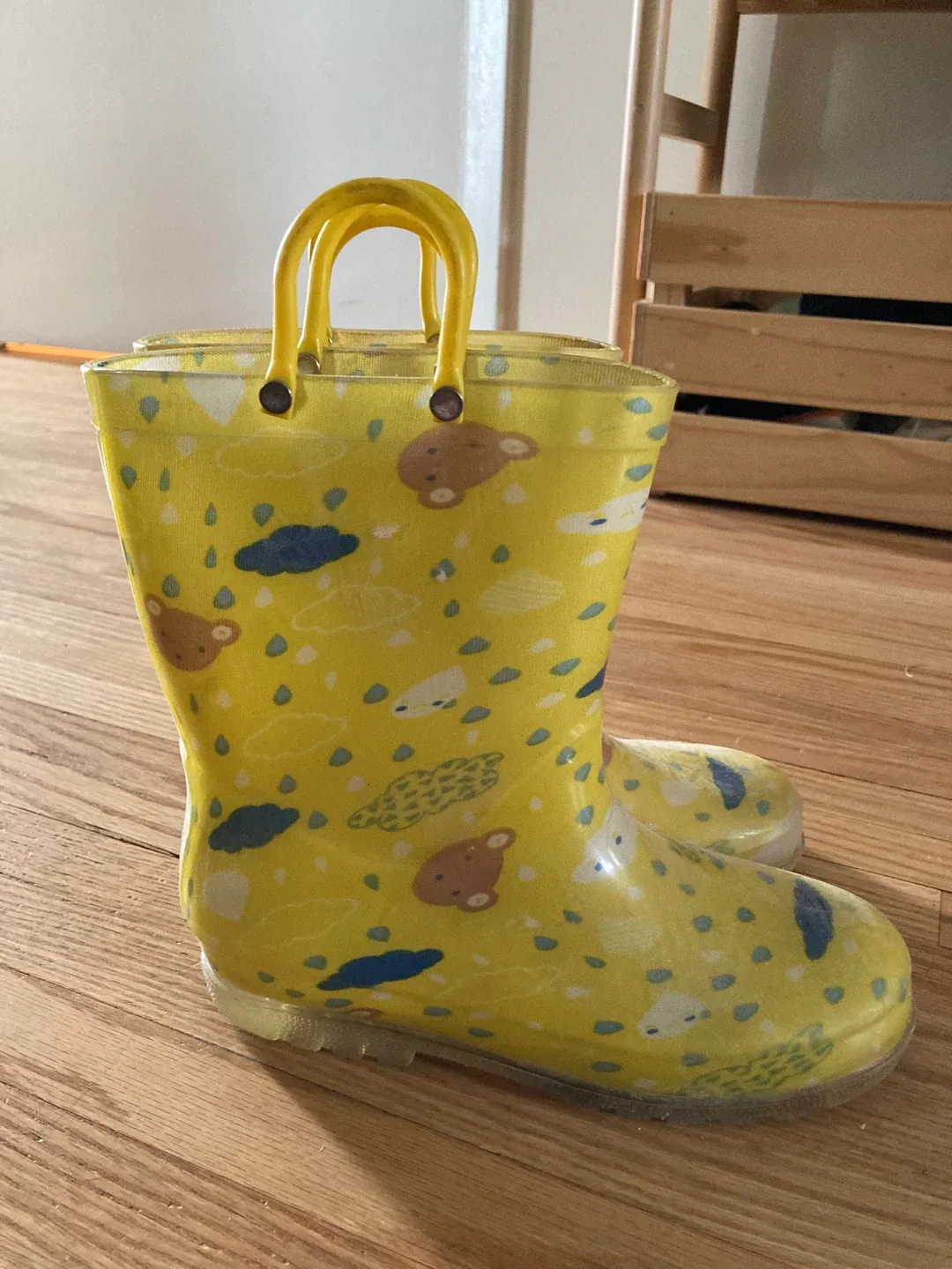 Light Up Teddy Bear Rain Boots image indicator(4)