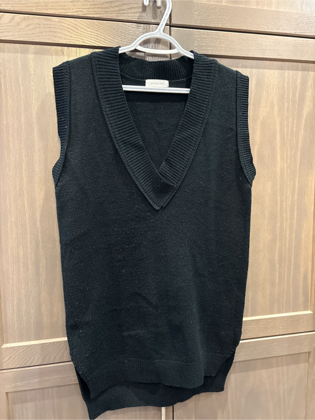 Trip Black Knit Vest