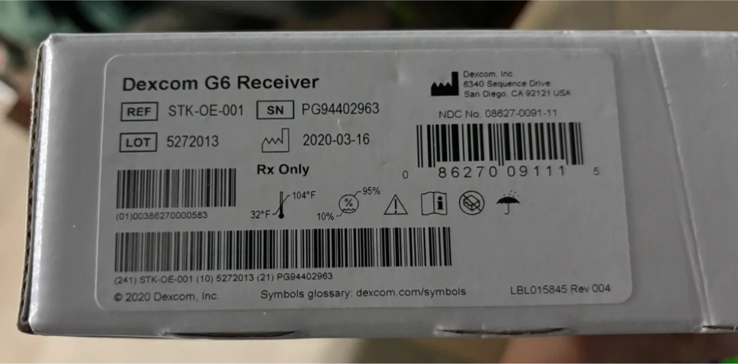 Dexcom G6 Receiver image indicator(3)