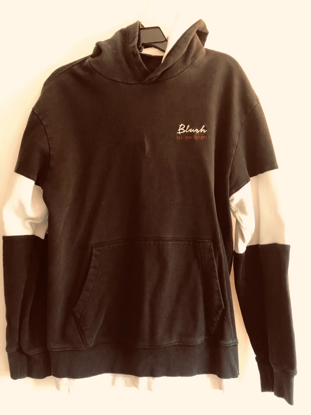Blush Forever Yours Hoodie - Black & White