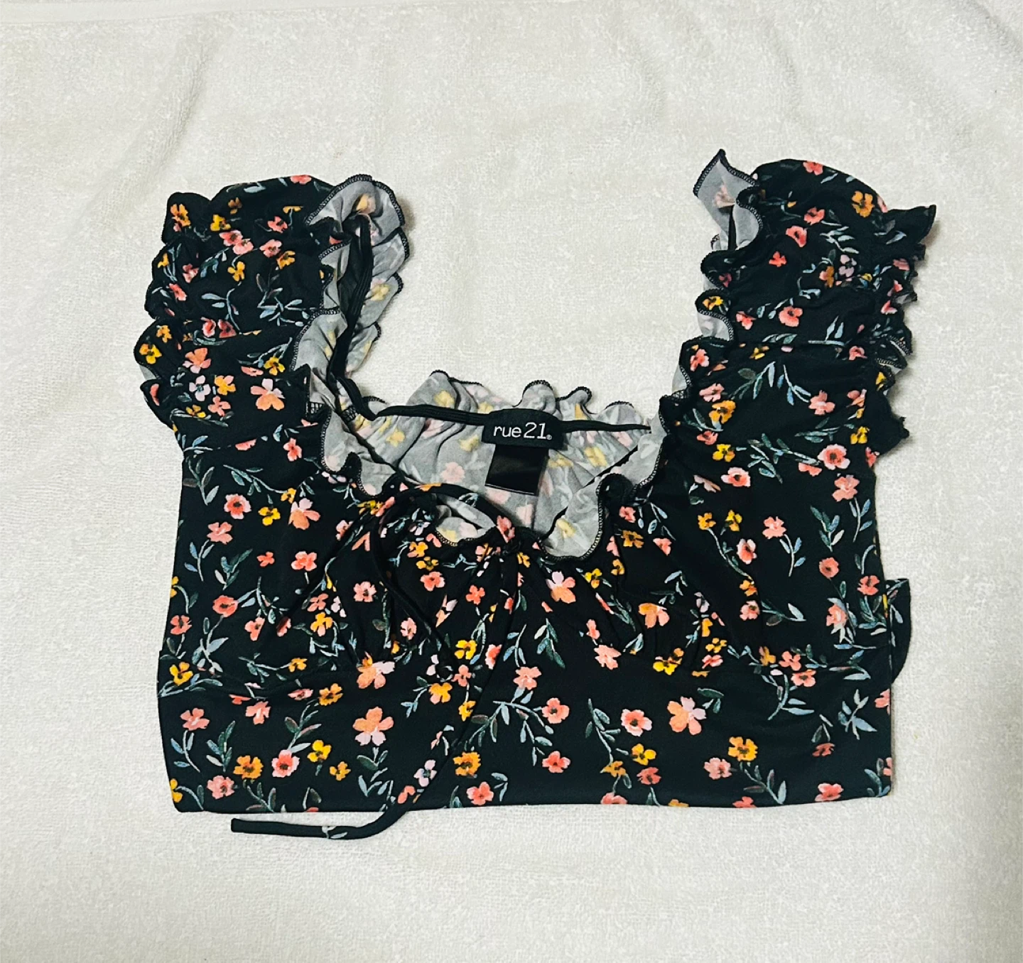 Free Rue21 Floral Bodysuit - Size Small - photo 2