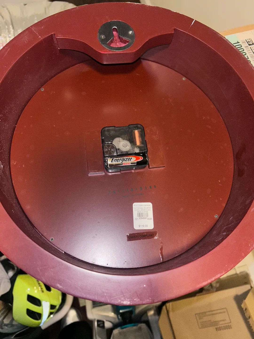 Pottery Barn School House Clock image indicator(2)