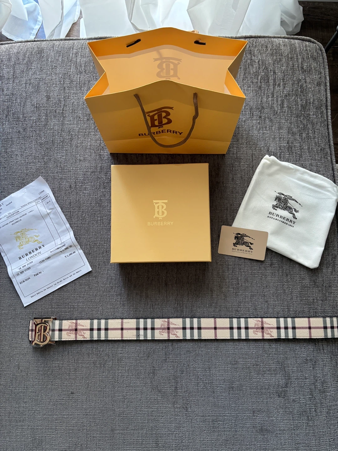 Men’s Burberry Belt