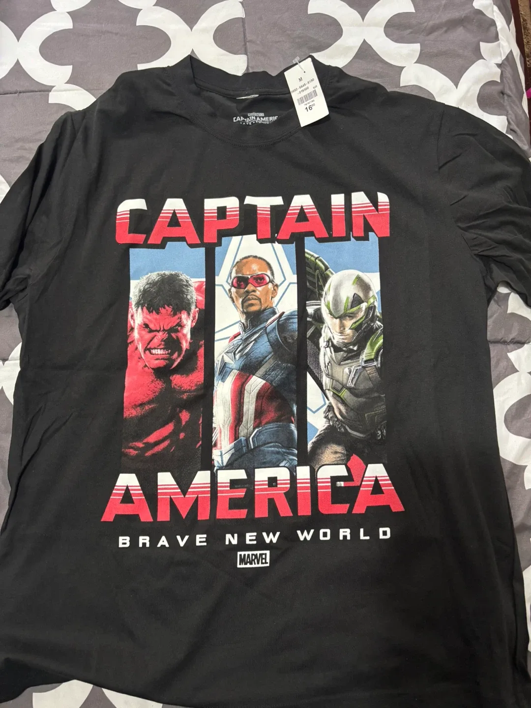 Marvel Captain America Brave New World T-Shirt Size M