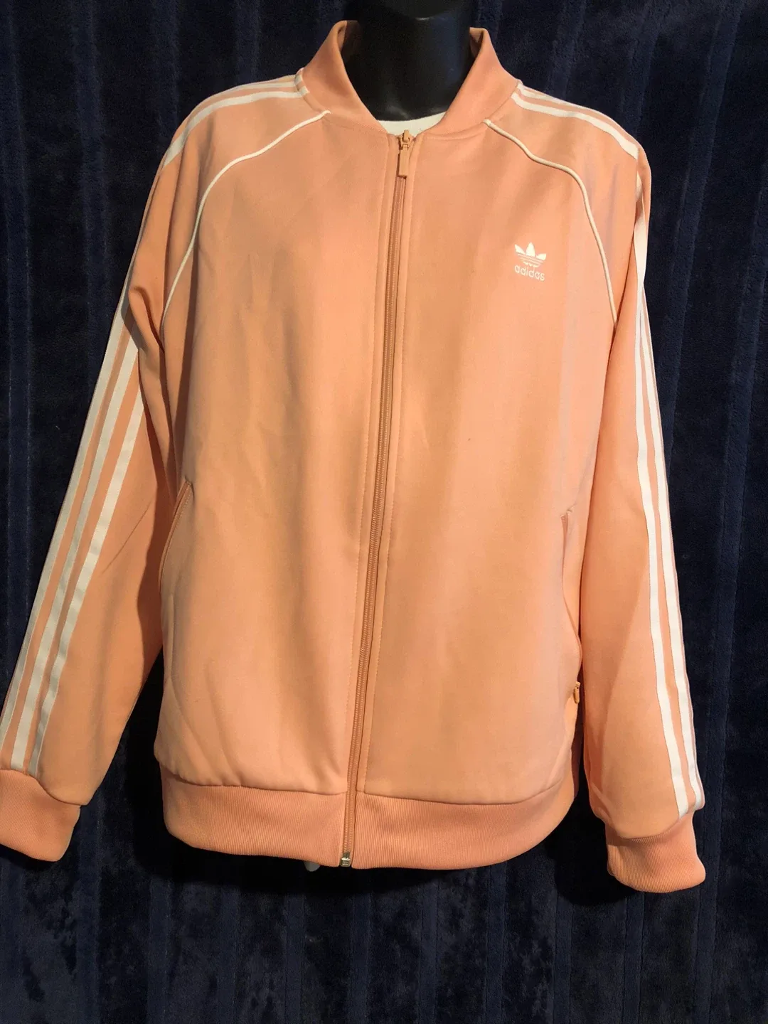 Adidas Salmon Pink Jacket Size L image indicator(4)