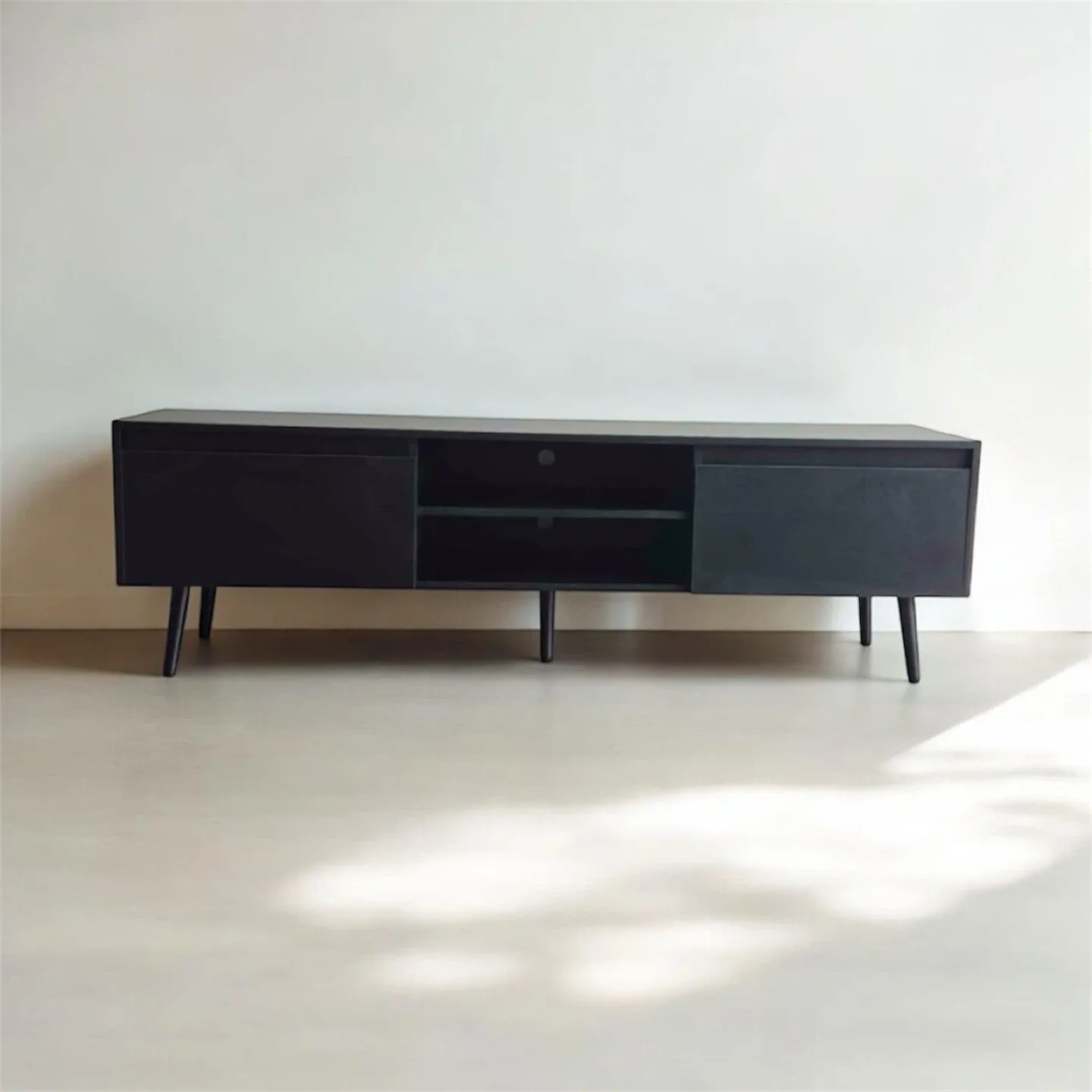 Black TV Stand, brand new unopened box image indicator(2)