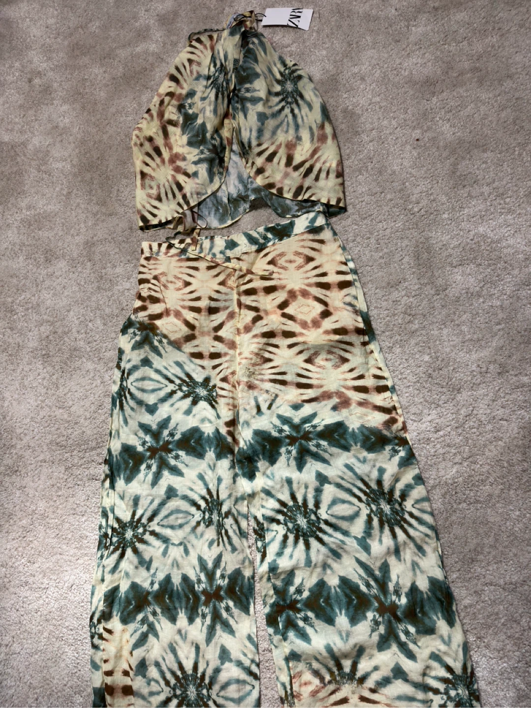 Zara Tie Dye Co-ord Set - Size L - photo 2