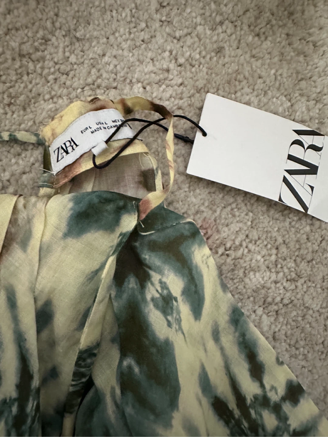Zara Tie Dye Co-ord Set - Size L - photo 4