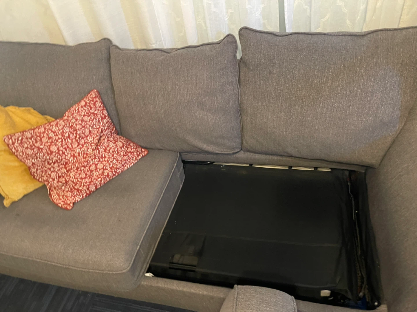 Free Gray Sofa bed - photo 3