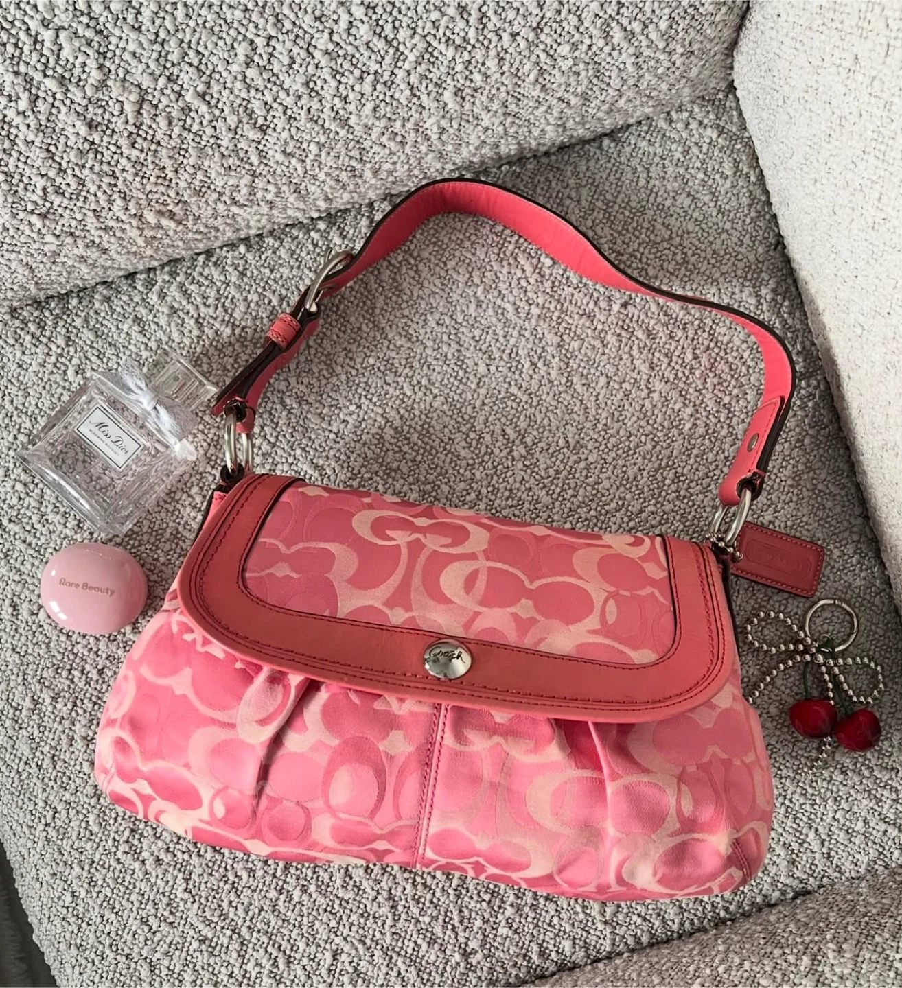 Y2K rare pink coach purse - photo 4