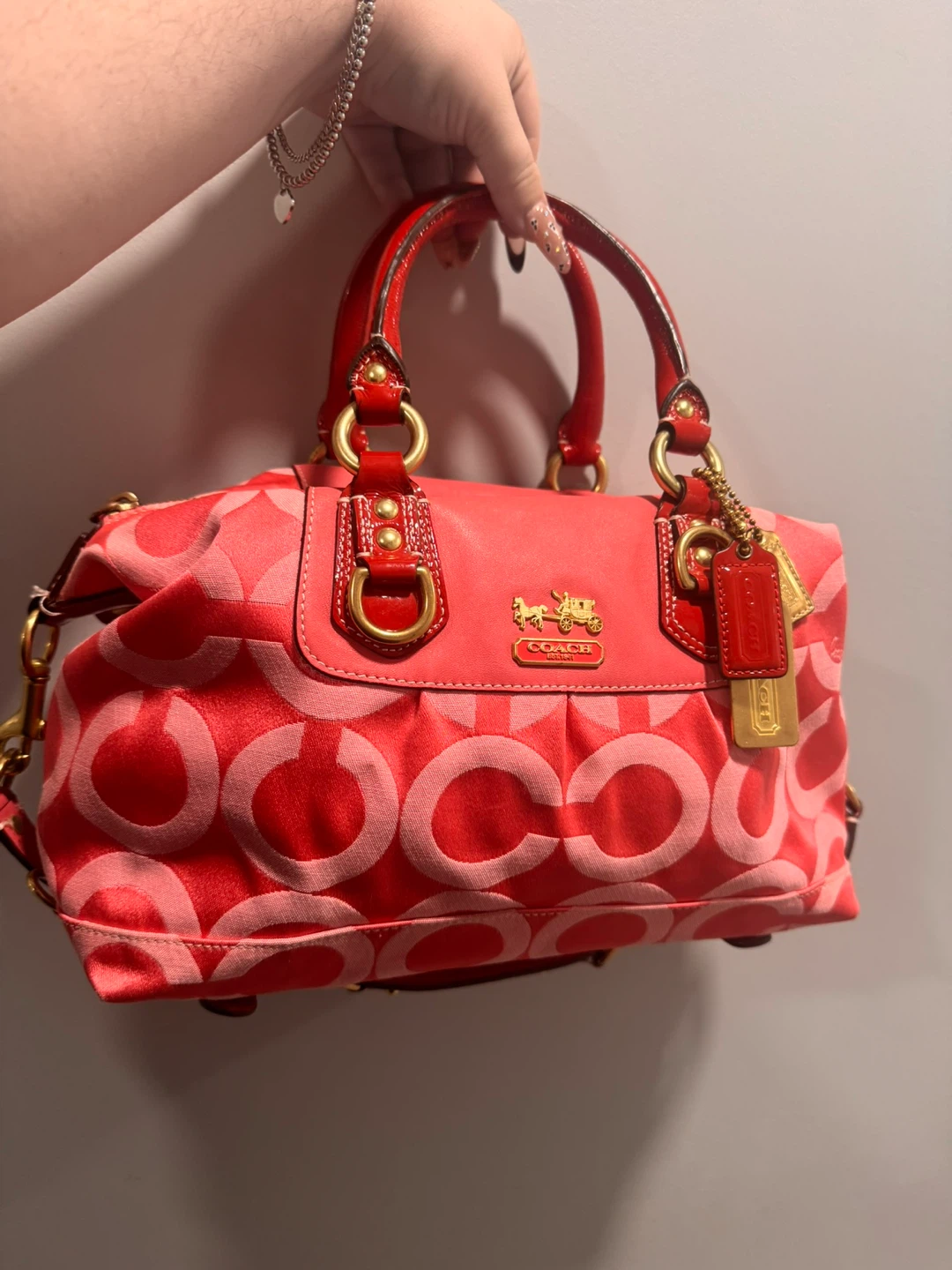 Rare Y2K hot pink coach - photo 5