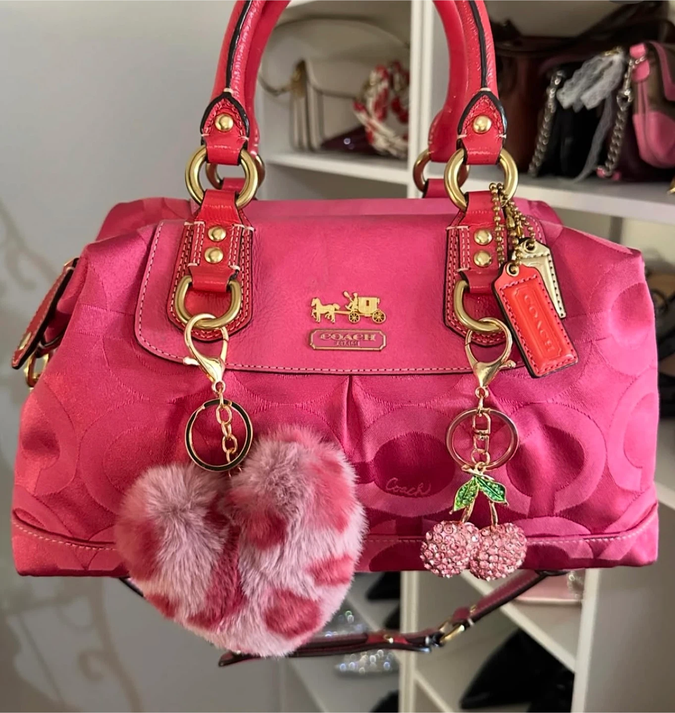 Rare Y2K hot pink coach