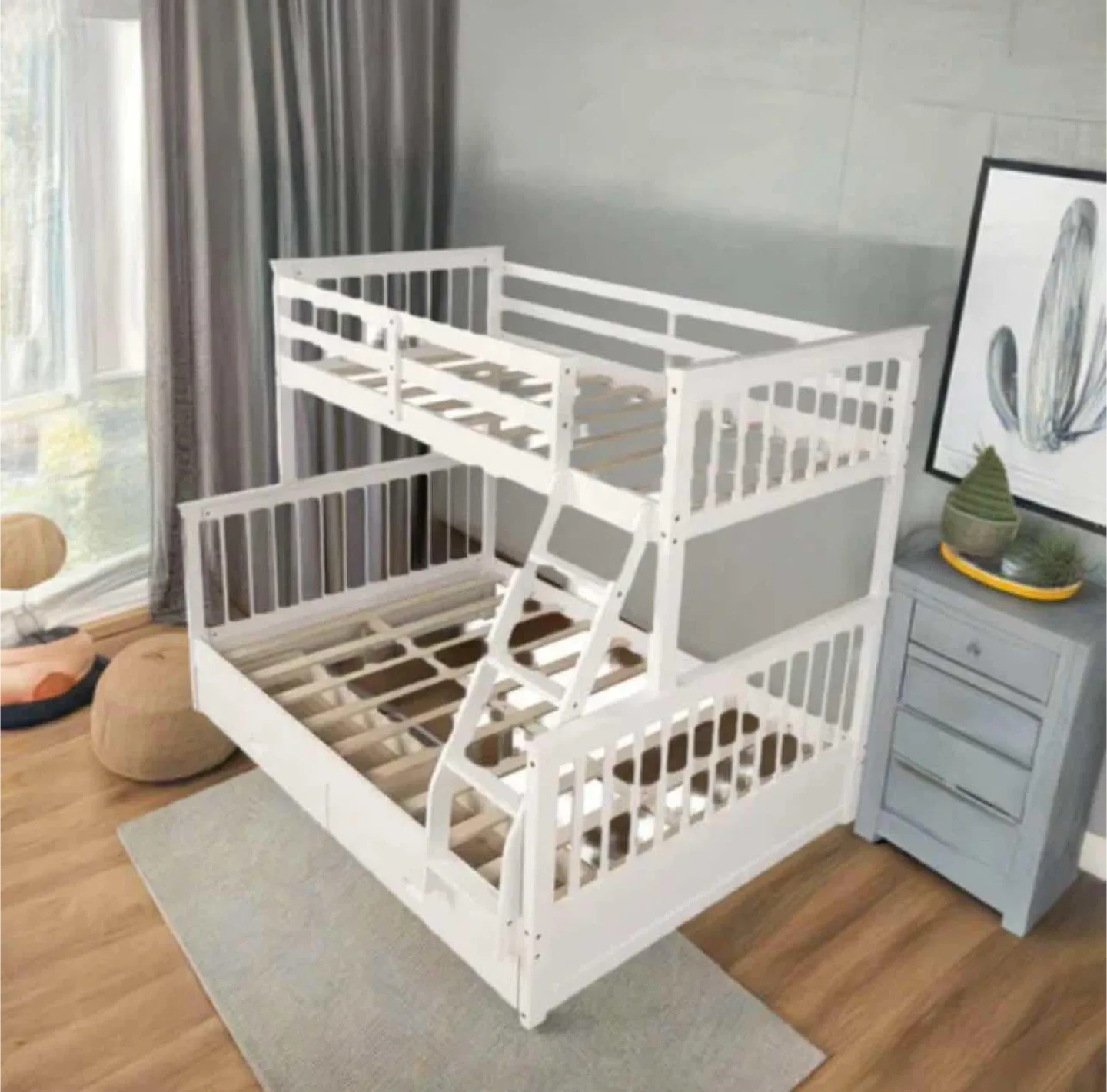 Brand new Wooden Bunk Bed Frame, single over double image indicator(3)