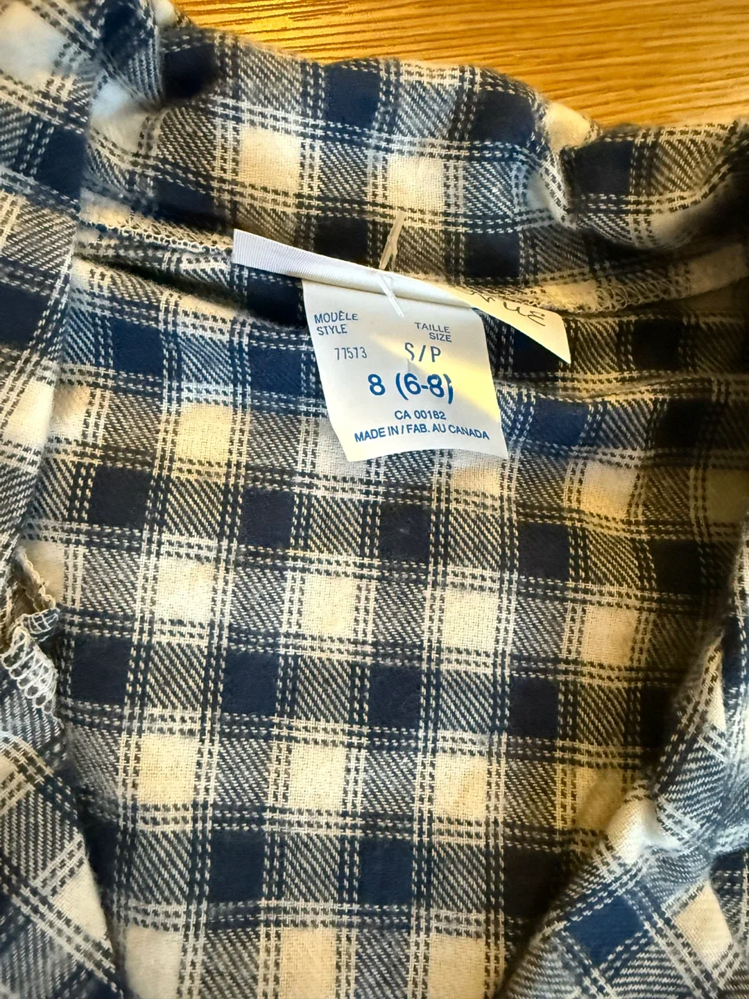 Women Plaid Pyjama Set - Size 8 (S/P) image indicator(3)